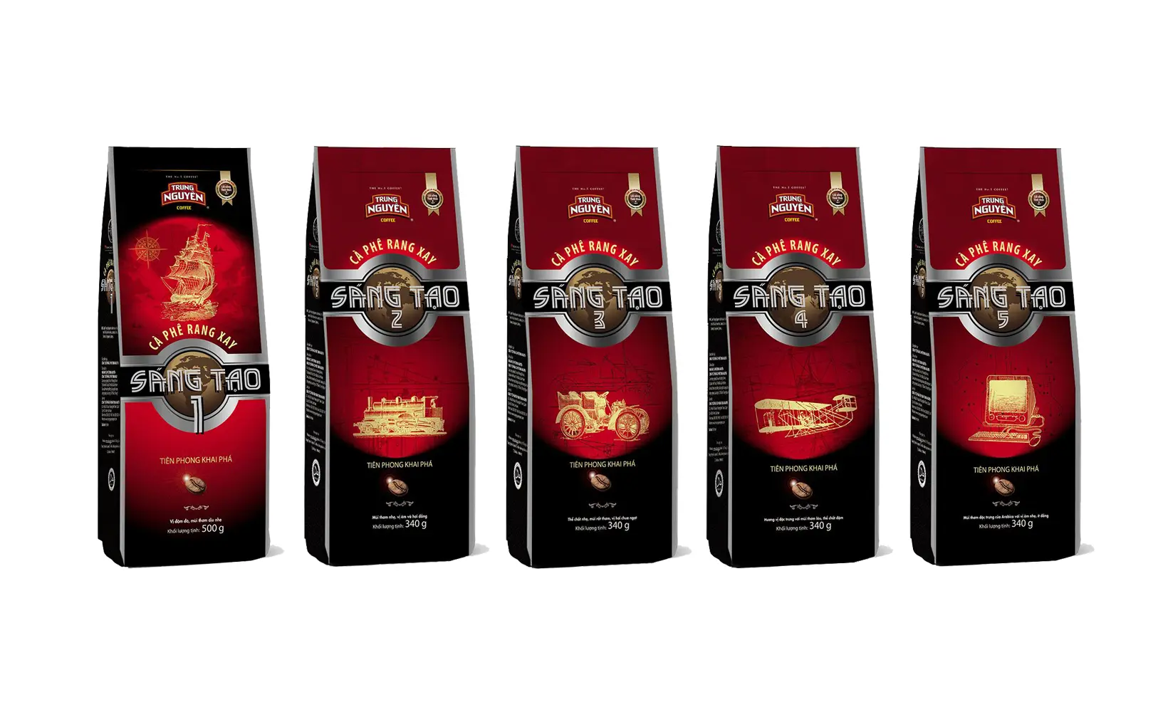 Bao bì cà phê Trung Nguyên đưa thương hiệu Việt ra thế giới